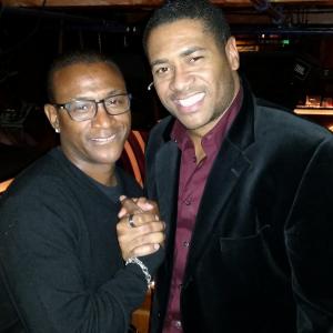 Tommy Davidson and Mandell Frazier at event of Chocolate Sundaes Laugh Factory  West Hollywood CA