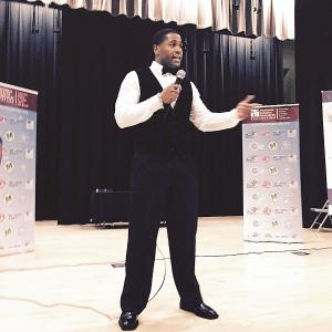 Mandell Frazier speaking at event of 