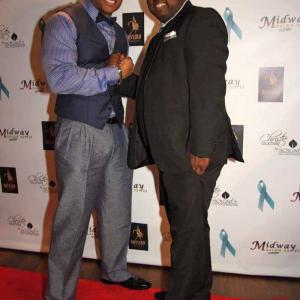 Steven Price Producer of ABCs Dancing with the Stars and Mandell Frazier on the Red Carpet at event of Jackie ChristieSoignee Skincare GATSBY Stand Up Against Cancer Celebration Celebrity Fundraising Event Andaz Hotel  West Hollywood CA