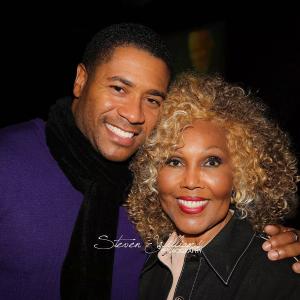 Actress Janet DuBois Willona Woods from Good Times and Mandell Frazier at event of City of Refuge Winter Revival City of Refuge  Gardena CA