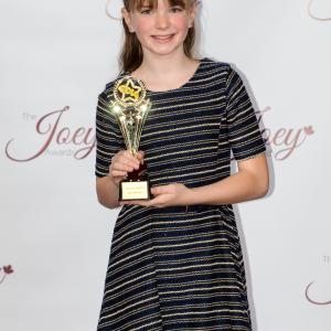 On the Red Carpet at Joey Awards 2014 Winner for role of Alice in Curse of Chucky