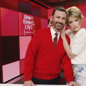 Jimmy Kimmel and Olivia Wilde