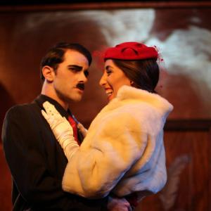 Rolandos Liatsos and Erika Garces in Brecht's play 
