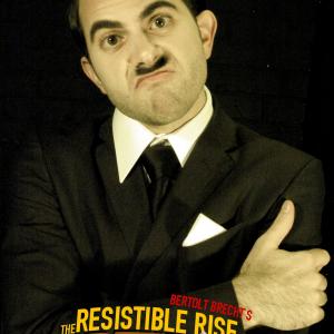 Rolandos Liatsos as Arturo Ui in Brechts play The Resistible rise of Arturo Ui