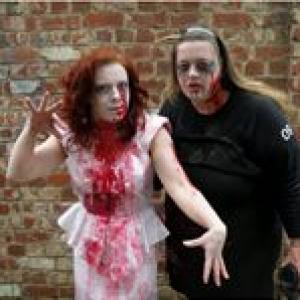 Justine Jones And Leanne Campbell as Zombiesin 