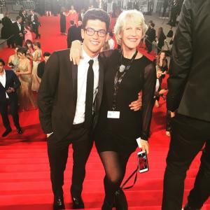 Frankie LaPace and KT Curran at the Cannes Film Festival