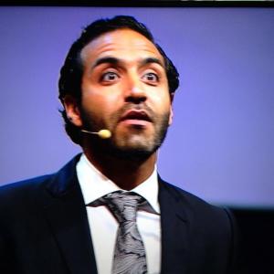 Alain during his final speech in the World Championship of Public Speaking in Kuala Lumpur 2014