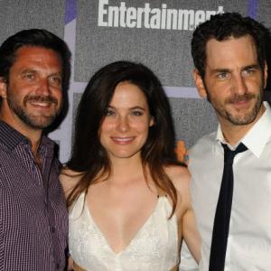 Raul Esparza Caroline Dhavernas and Aaron Abrams at the EW 14 Comic Con Party