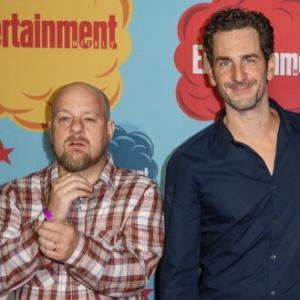 AN DIEGO CA  JULY 20 LR Director David Slade and actor Aaron Abrams arrive at Entertainment Weeklys annual ComicCon celebration at Float at Hard Rock Hotel San Diego on July 20 2013 in San Diego California