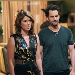 Jewel Staite and Aaron Abrams in The LA Complex