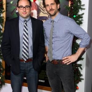 P.J. Byrne and Aaron Abrams at the premiere of 'A Very Harold & Kumar 3D Christmas' at Mann's Chinese Theatre.