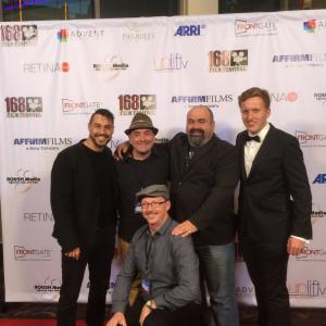 The cast and crew of The Brotherhood at the 168 Film Festival