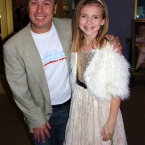 Emma Rose with Director David Ruiz at the premier of The Slingers