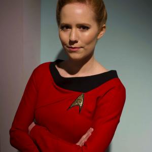 Abigail as the Yeoman on Star Trek Continues episode 4 The White Iris