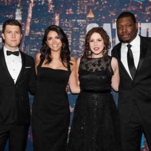 Colin Jost, Vanessa Bayer, Michael Che and Cecily Strong at event of Saturday Night Live: 40th Anniversary Special (2015)