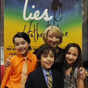 Ashley Brooke with Director Bryna Wasserman, Alex Dreier and Jeremiah Burch at Opening Night of Lies My Father Told Me