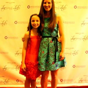 Ashley Brooke with Producer and Director Laura Luc at the Lyrics for Life Concert Lyrics for Life was a celebration of music and dance on World Suicide Prevention Day September 10 2014 to benefit The American Foundation For Suicide Prevention