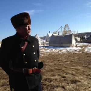 Terry A. Brown on the set of Klondike