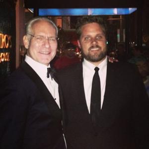Tim Gunn with Nate Holzapfel 2013 Emmy Night.