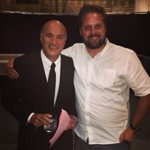 Kevin Oleary with Nate Holzapfel