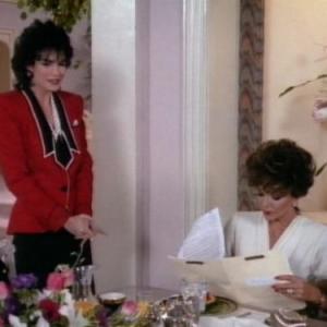 Still of Joan Collins and Terri Garber in Dynasty 1981