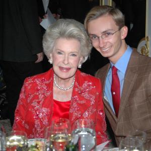 Dina Merrill and Cole Rumbough at The Academy of the Arts Lifetime Achievement Awards in NYC on March 5, 2013.