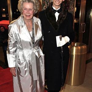 Dina Merrill and Cole Rumbough arrive at Alvin Aileys Opening Night Gala in NYC on December 3 2009