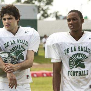 Still of Jessie Usher and Matthew Daddario in When the Game Stands Tall 2014