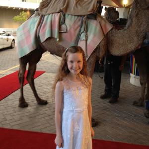 Lily Pearl on the red carpet for The Australian Premiere of Tracks at the Adelaide Film Festival