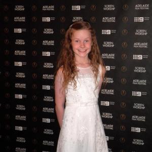 Lily Pearl on the red carpet for the Australian Premiere of Tracks at the Adelaide Film Festival