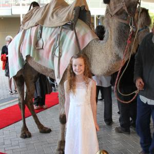 Lily Pearl on the red carpet for the Australian Premiere of Tracks at the Adelaide Film Festival