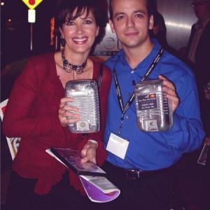 Janine Turner and Todd Jenkins at the 2004 Deep Ellum Film Festival.