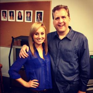 Julie Dawson with Daniel Roebuck at his Acting for Film and TV workshop in Boston.