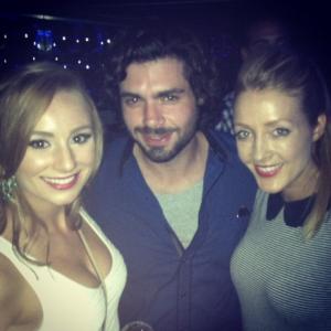 Julie Dawson at The Opposite Sex 2014 wrap party with Tom DeNucci and Jennifer Finnigan