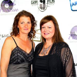 Hollywood-East Red Carpet On The Bay Left: Teresa LaVallee, guest Right: Amanda Landry, Actress