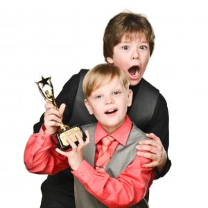 Alexander Davis  Best Performance in Live Theatre  Young Actor  Young Artist Awards 2015  with brother Richard Davis