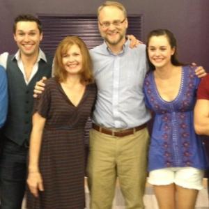 The cast of Next to Normal at closing night