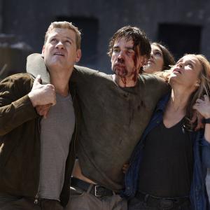 Still of Piper Perabo Liane Balaban Nic Bishop and Christopher Gorham in Covert Affairs 2010
