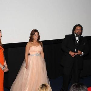 Milwood Cannes 2013 Premiere Executive Producer Angela Calvert Actress  Producer Michelle Romano and Producer Gabriel Schmidt