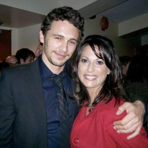 Michelle Romano and James Franco at the 
