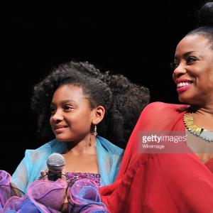 Shailyn Pierre-Dixon and Aunjanue Ellis onstage for the Canadian Premiere of 'The Book of Negroes'