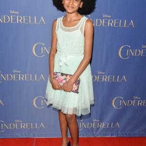 Shailyn PierreDixon at the Toronto Red Carpet Premiere of Disneys Cinderella