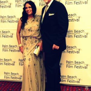 Director Jennifer B White and Producer Stewart Huey at Palm Beach International Film Festival