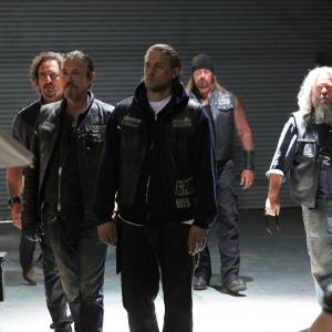 Still of Mark Boone Junior Kim Coates Tommy Flanagan Charlie Hunnam and Rusty Coones in Sons of Anarchy 2008