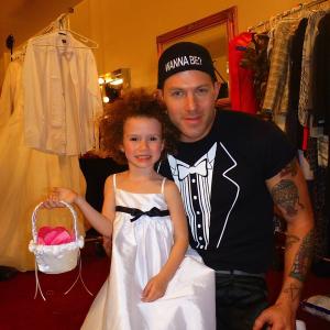 On set of America's Next Top Model, Cycle 20, with Johnny Wujek