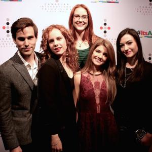 Aaron Chartrand, Annie Briggs, Sharon Belle, Elise Bauman, Natasha Negovanlis at the Canadian International Television Festival 2014