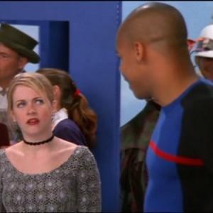 Still of Melissa Joan Hart and Donald Faison in Sabrina the Teenage Witch 1996