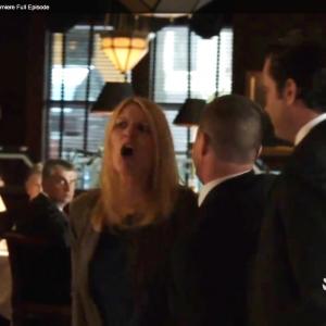 Tim Guinee and I escorting Claire Danes out of D.C.'s The Capital Grill on Showtime's Multi-Emmy Awarded 