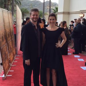 Moments of Claritys David J Phillips and Kristin Wallace at the 2015 Catalina Film Festival