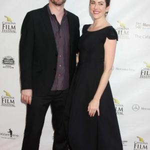 David J Phillips and Kristin Wallace at the Moments of Clarity screening at the 2015 Catalina Film Festival